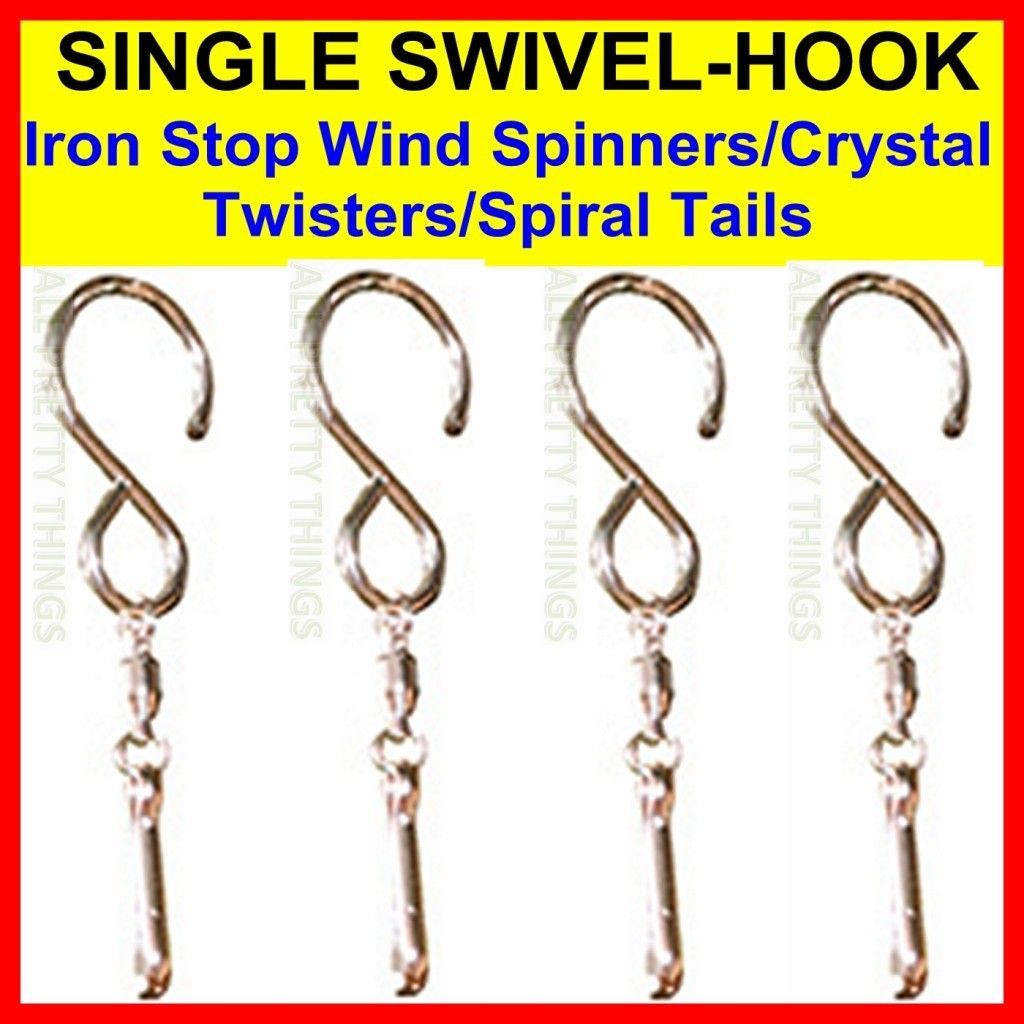 HOOK for hanging Wind Spinners/Crystal Twister/Spiral Tails Iron Stop