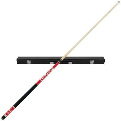 COCA COLA 20oz Pool Cue Stick w/Case, Refreshes Logo, Coke