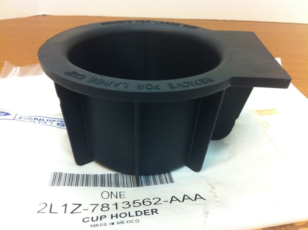 Ford F 150 Floor Console Front Rubber Cup Holder INSERT Liner OEM new