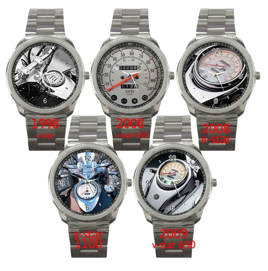 2008 2009 YAMAHA V STAR 1100 650 CLASSIC SPEEDOMETER SPORT METAL WATCH