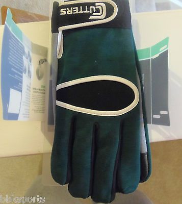 Cutters Football Coaches Gloves 022 in Dark Green
