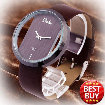 New FASHION Skeleton Women Men Wrist Watch BN Skinny Leather Analog