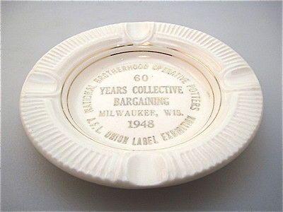 Vintage Ashtray National Brotherhood Operative Potters