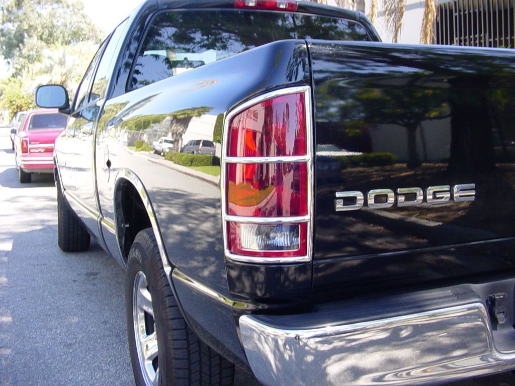 DODGE RAM TRUCK 2002   2006 TFP ABS CHROME TAIL LIGHT COVER INSERT