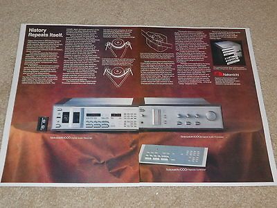 Nakamichi 1000 DAT Advertisement, 2 page, 1990, Beautiful Articles