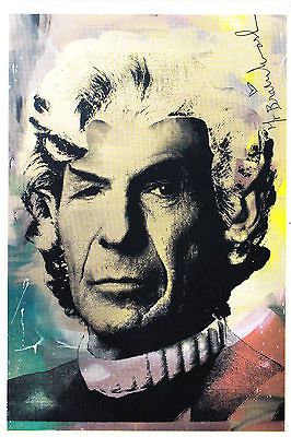 Mr Brainwash Spock Star Trex Promo postcard popart star wars leonard