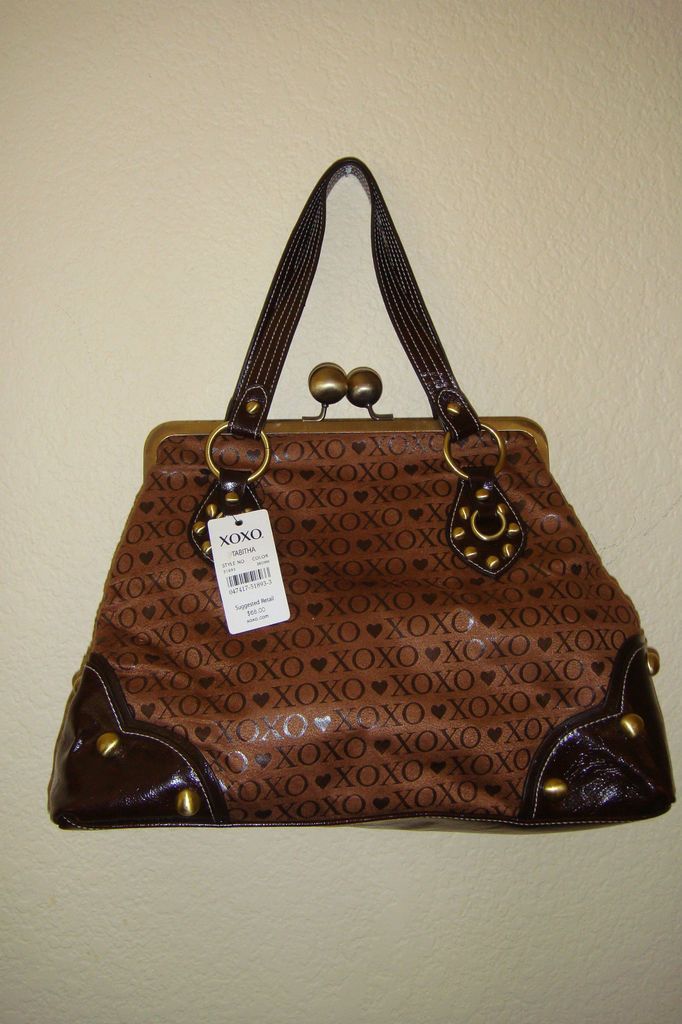 NWT Womens XOXO Tabitha Brown Purse NEW CUTE