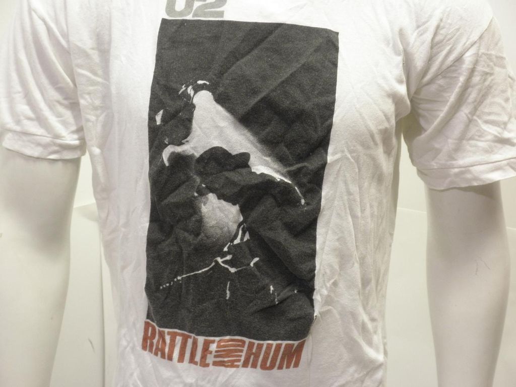 80s Vintage U2 Rattle And Hum Album Cover Rock Band T Shirt L
