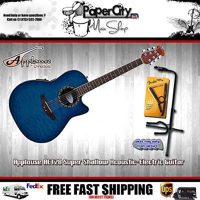 Ovation Applause AE128 Acoustic Electric Guitar Pack FREE FAST