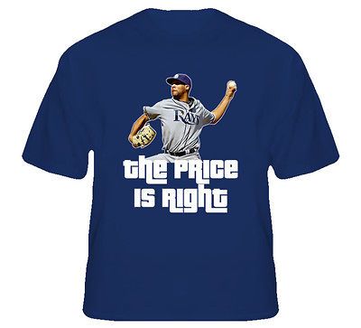 David Price The Price Is Right Baseball Tampa Bay T Shirt