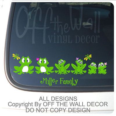 frog decals