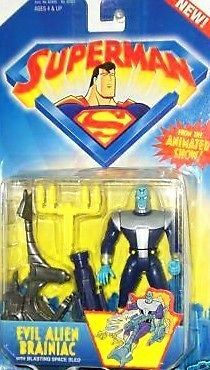 Evil Alien Brainiac Superman Action Figure/Animate d/DC Comics