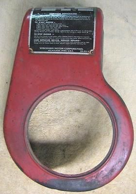 Vtg Wisconsin 1 Cylinder Model ACND Engine Fan Shroud