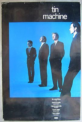 1989 DAVID BOWIE TIN MACHINE EMI Promo Poster 36x 24 Original