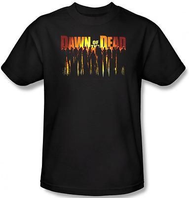 NEW Men Women Ladies Dawn Of The Dead Walking Sunset Movie Title T