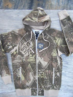 New Stussy Delux CAMO Crown Crooks Hoody Fleece shirt Jacket Digital