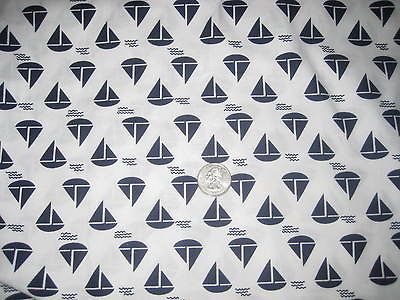 Dear Stella   Anchors Away   Sailboats White & Navy Blue   #45   1