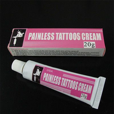 TATTOO BODY PIERCING NUMB GEL/CREAM ANAESTHETIC TA602 20G/TUBE