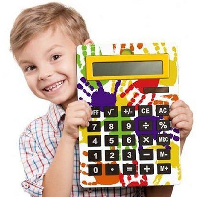 Designer A4 Jumbo Novelty Calculator   Extra Large Display & Huge