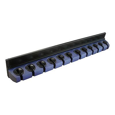 MTS LAW12B 12 Piece Magnetic Wrench Storage Organizer Blue