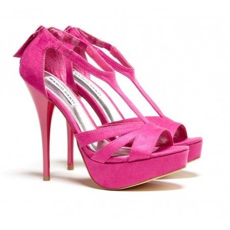 Sole Society ANOUK 9.5 strappy fuchsia platform sandal NWOB MSRP 49.95