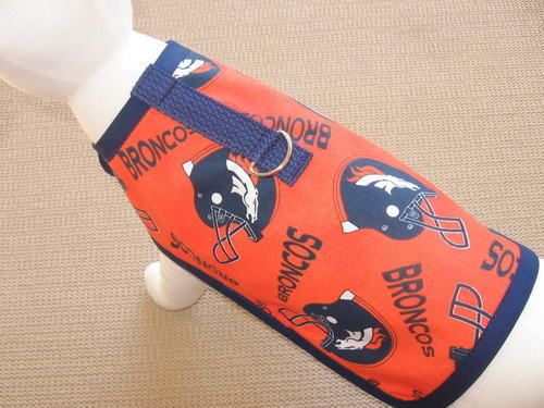 NFL Denver Broncos Dog Harness Clothes Coat