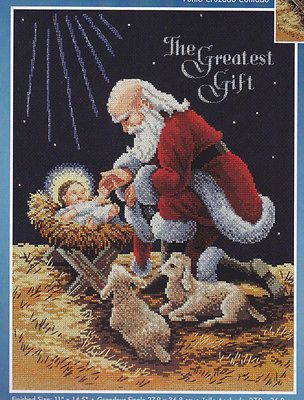 Kneeling Santa   Diana Thomas   Cross Stitch Kit