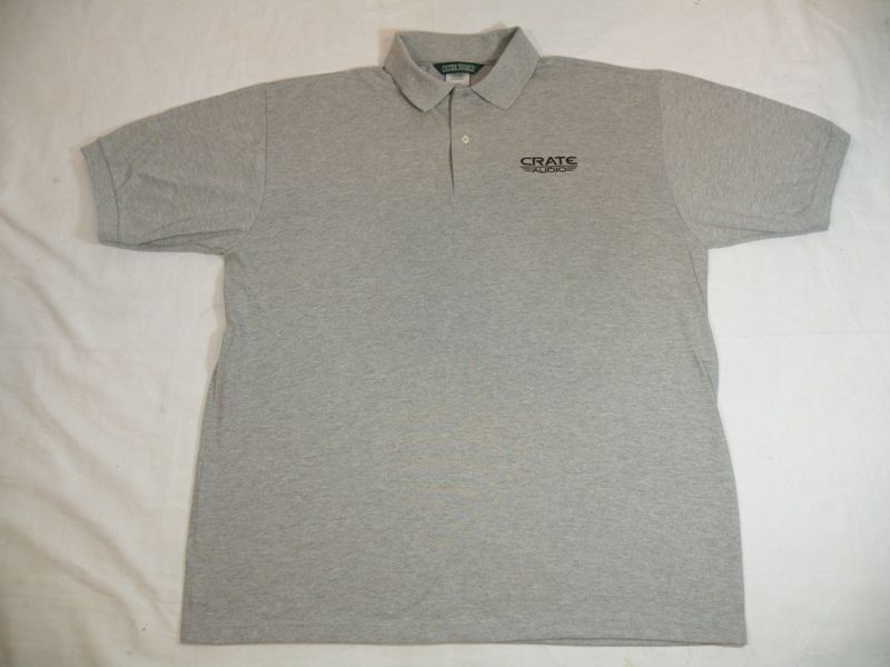 Crate Audio Gray Polo Shirt   