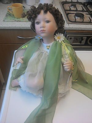 ALBERON DOLLS PORCELAIN FAIRY DAWN DOLL 13 1/2