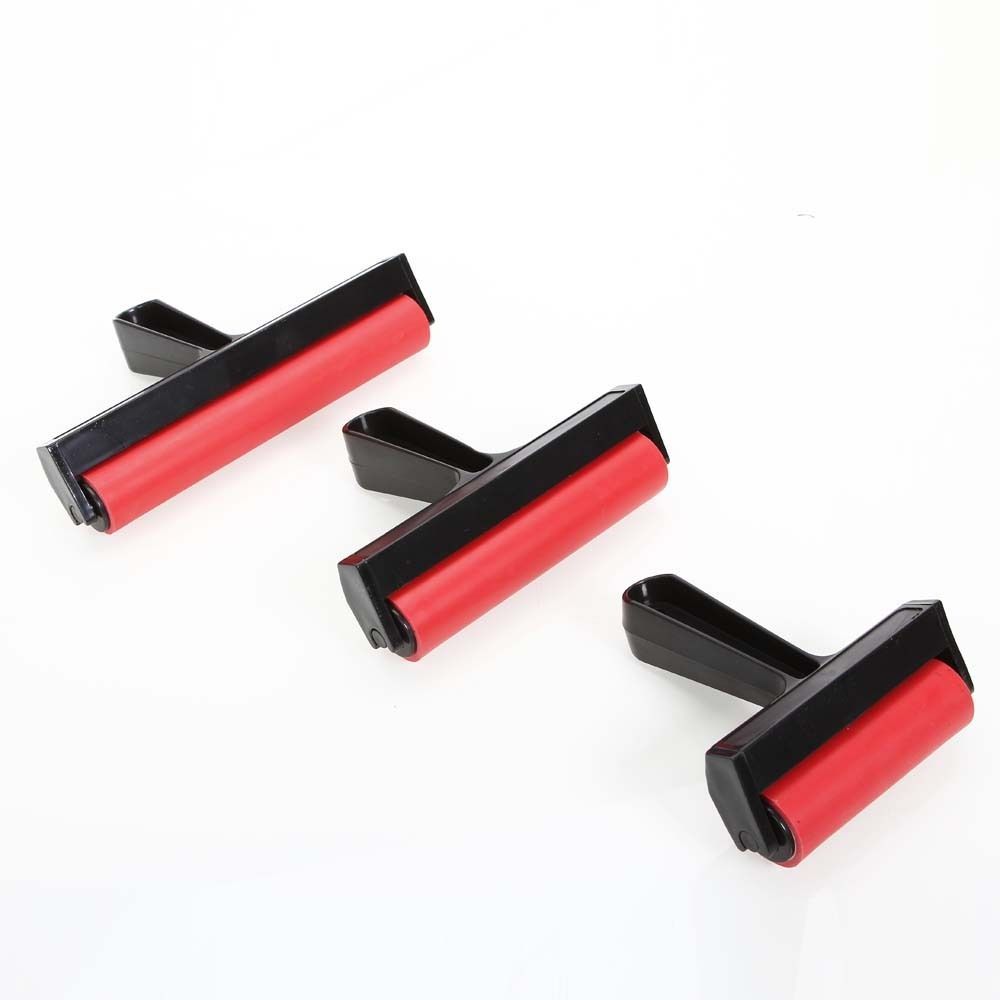 Painting Tool Rubber Paint Roller Brush soft for varnish enamel work