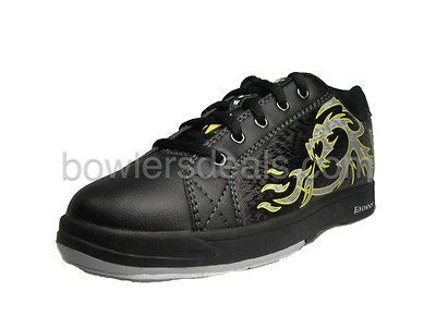 Kid Youth E Series PDW DRAGONZILLA JR Black/Yellow Bowling Shoes