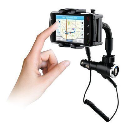 ORIGINAL Naztech N4000 Vehicle Mount Car Mount Holder & Charger LUMIA