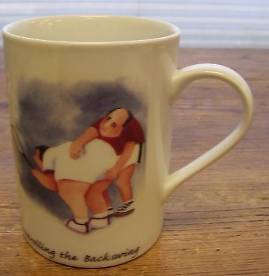 Erika Oller Tennis Coffee Mug Cup Backswing Doubles