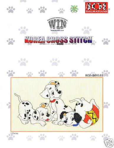 Brand New Disney Dalmation Cross Stitch Kit **L@@K**