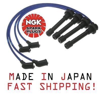 JDM HONDA ACURA NGK BLUE OEM SPARK PLUG WIRE SET HE64 INTEGRA B18