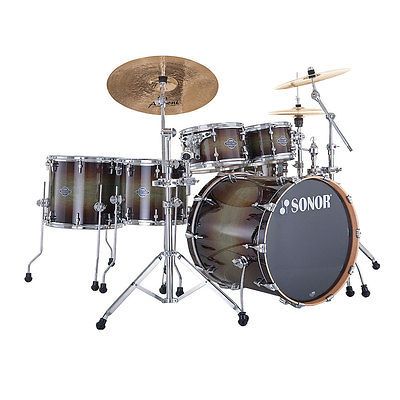 Force S Drive Drum Set Dark Forest Burst 6 Piece Kit with Hardware