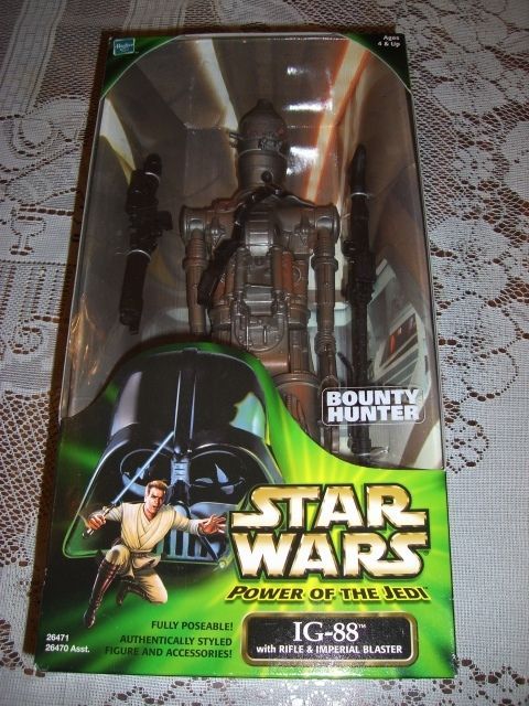 STAR WARS 12 SIDESHOW LIKE FIGURE IG 88 BOUNTY HUNTER MINT IN BOX