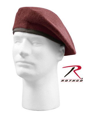 ROTHCO MAROON SHAVED AND SHAPED BERET