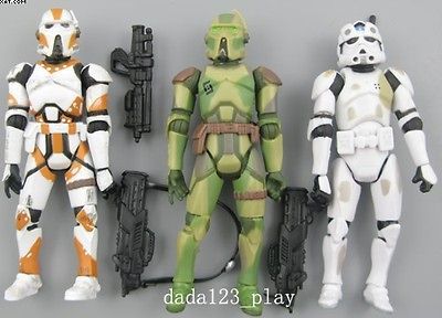 3PCS Star Wars Mixed TAC Battlefront AT RT Driver Action Figure P138