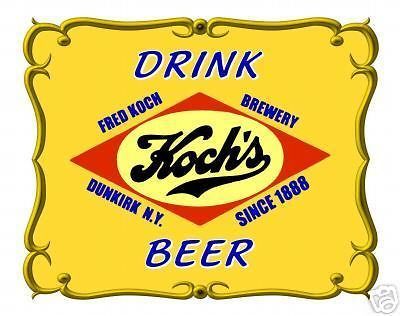 Kochs Beer Iron   on T   Shirt Transfer