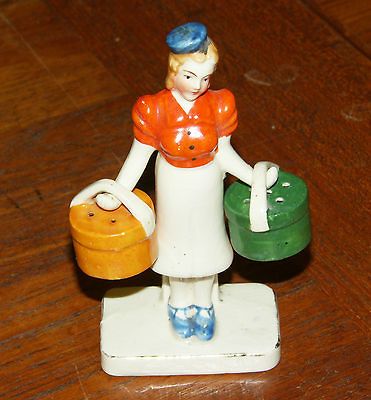 Newly listed Vintage 1950s Salt and Pepper Shakers woman with Buckets