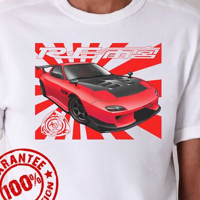 Mazda RX7 Re Amemiya Racing T Shirt Drifting All Sizes XS 3XL #758