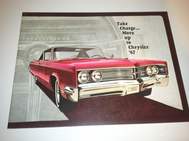 Chrysler 40 page Large Sales Brochure Catalog   Newport New Yorker 300