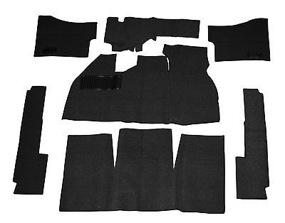 EMPI VW BUG BEETLE BAJA CARPET KIT 58 68 WITH FOOT REST & HEATER