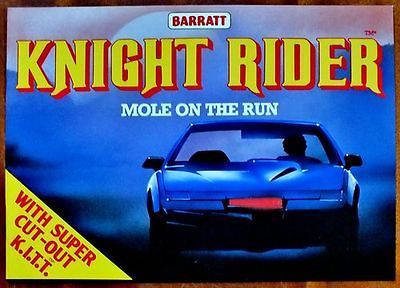 KNIGHT RIDER 1982 BARRATT Album with cut out K.I.T.T. Pristine new