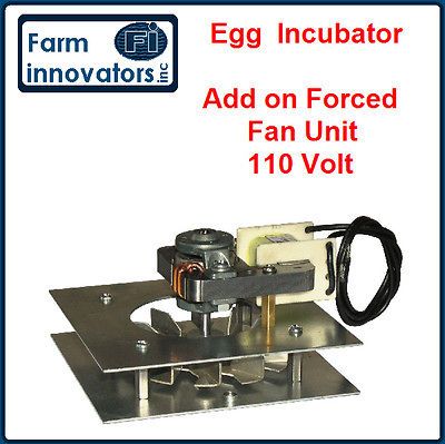 FARM INNOVATORS FORCED AIR FAN KIT FOR STILL AIR CHICKEN EGG INCUBATOR