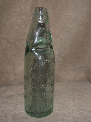 Newly listed Antique green Codd marble bottle G. Banks Deptford Dobs