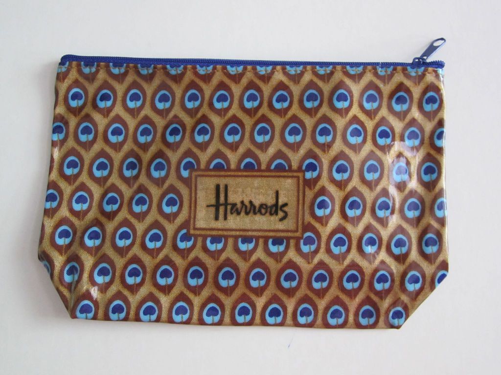 HARRODS Zipper Cosmetic / Makeup Bag