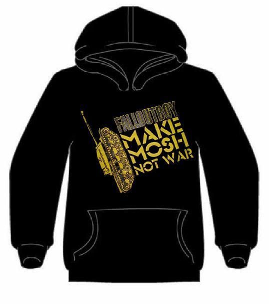 FALL OUT BOY Make Mosh Tank Hoody Hoodie Size XL