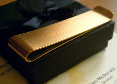 24ct Pure Gold Plated Metal Money Clip Holder 99.9% Pure Holster 24k